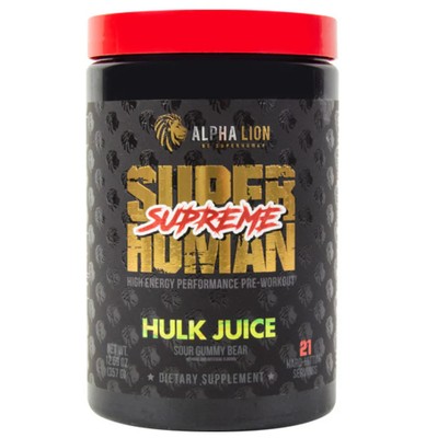 SP Alpha Lion Superhuman Supreme Hulk Juice Sour Gummy Bear