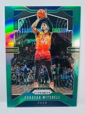 Donovan Mitchell Utah Jazz 2019 Green Prizm Panini Basketball Card #164
