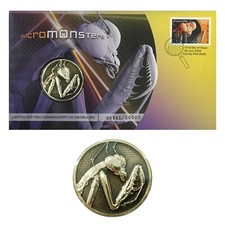 Australia: 2009 Micromonsters PNC, Issue Price $19.95, Praying Mantis