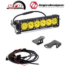 Baja Designs OnX6+ Amber Driving/Combo Hood Light Bar 20-24 Polaris RZR Pro