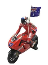 Minichamps 1/12 Scale 2007 Ducati Desmo16 Casey Stoner Figure 19cm with Box Used