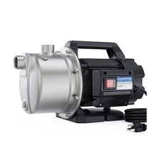 Aquastrong 1.6HP Portable Shallow Well Pump Garden Pump, 1320GPH, 115V, Stain...