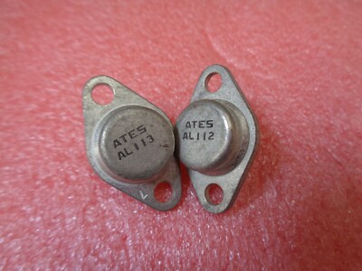 AL113 + AL112 SGS ATES PNP GERMANIUM AUF-66 TRANSISTOREN 2 TRANSISTOREN! UKSTK