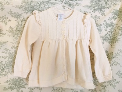baby girl cream sweater