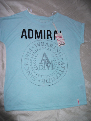  ADMIRAL - angenehmes Shirt mit edlen Details und Leinen Gr. 42 NEU