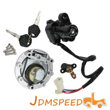 Ignition Switch Gas Cap Seat Lock Key Set Fits 06-12 Yamaha Mt03 99-05 Yzf R6