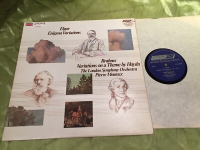 ELGAR/MONTEUX Enigma Variations etc LONDON STEREO TREASURY SERIES 1974 U.S. EX