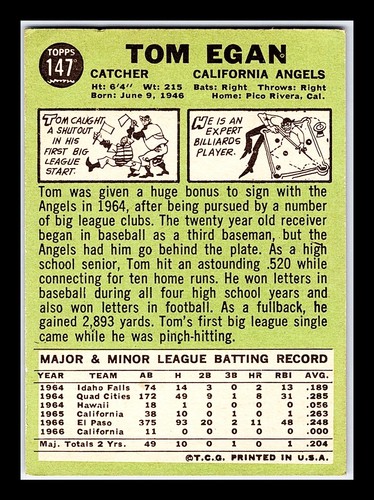 1967 Topps 1st-2nd Series #1-196 - You Pick - Volume Discounts - aaalvins - Picture 173 of 213