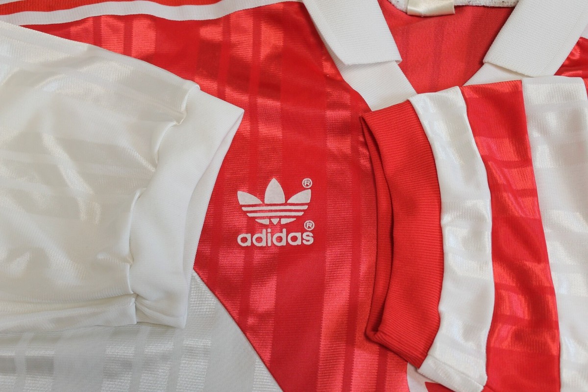 Maillot AS Monaco Vintage 1992-1993 Domicile - Adidas, Taille M Adulte, Homme - Très Bon état