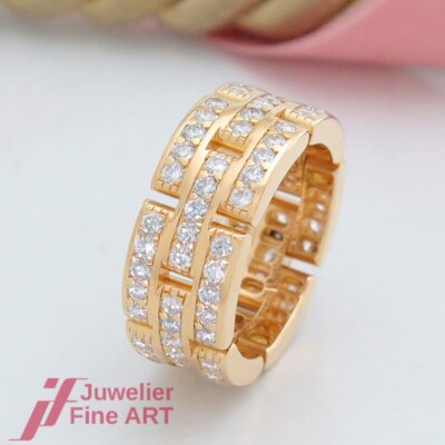 CARTIER Ring - MAILLON PANTHÈRE Kollektion- Brillanten - 18K/750 Gelbgold