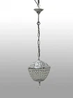 Ceiling Light Crystal Lamp Fixture with Chrome Mount Crystal Glass (3985)