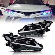 ✅ LED Lexus Style Headlights For Toyota Camry 2018-2024 Front Headlamps Modified