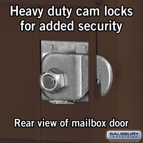 Salsbury Industries 3708S-06ZRP 4C Horizontal Mailbox Bronze