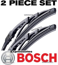 2x BOSCH Wiper Blades Set for Ford Fusion - 2006-2012 Direct Connect Pair, Front