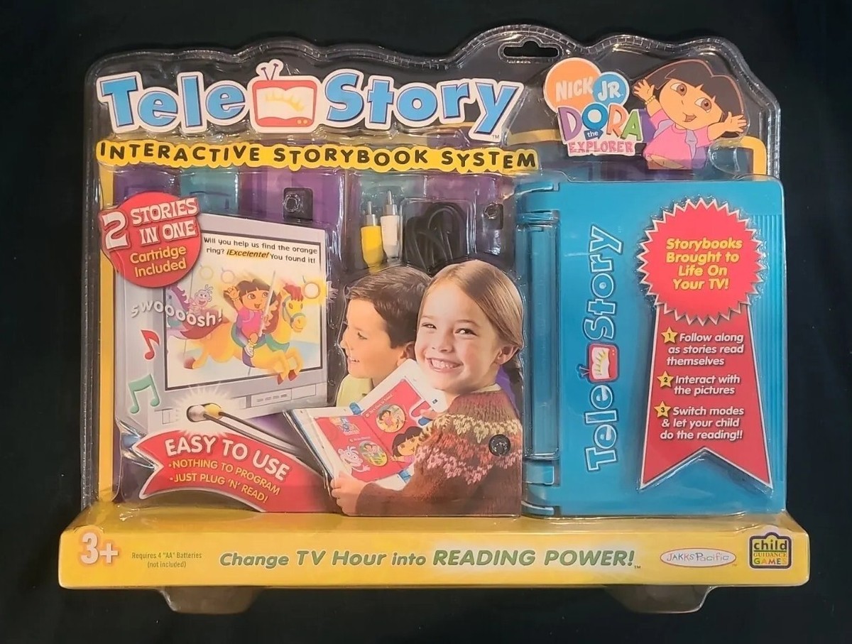 Tele Story Interactive Story Book System Kids with Dora the