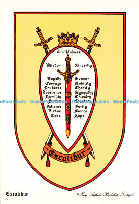 D186834 Excalibur. King Arthur Buchhandlung. Tintagel. John Hinde