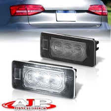 2pc Bright Led License Plate Lights Lamps Kit For Vw Vag Golf Jetta Mk6 Touran