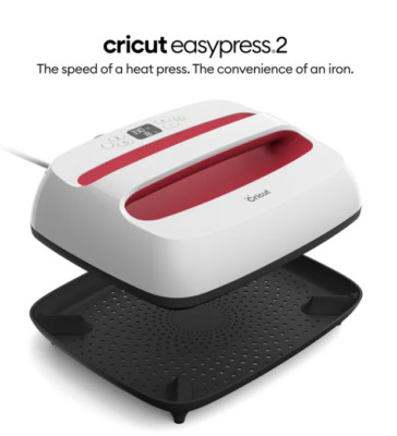 Cricut Easypress 2, Heat Press Machine (9'' x 9'') 2005432 - Raspberry