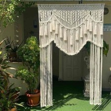 Luxurious Handmade Macrame Large Curtain Bohemian Decoration