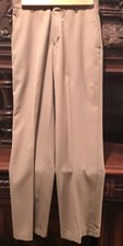 Chaps Taupe Brown Grey Pants Size 18 Boys Dress Slacks Poly Blend