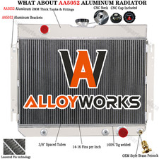 3 ROW ALUMINUM RADIATOR Fit 1963-1968 CHEVY IMPALA/BEL Camino/Chevelle AIR/El