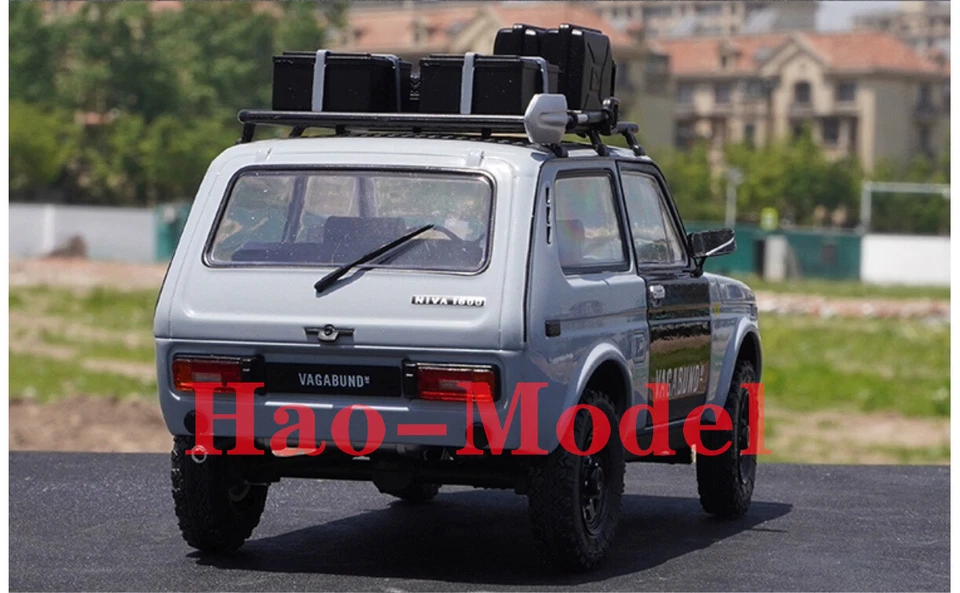 SolidoS 1:18 LADA NIVA Jeep Alloy Diecast Model Car Hobby Gifts Collection Gray - Image 4 of 4