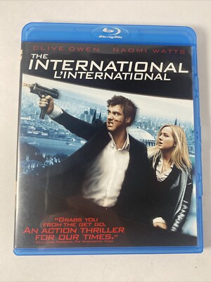 The International (Blu-ray Disc, 2009, Canadian) Clive Owen, Naomi Watts