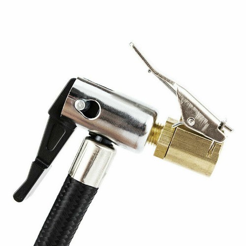 Air Chuck Open Flow Straight Lock On Nozzle with Clips for Tire Inflator - Foto 4 di 11