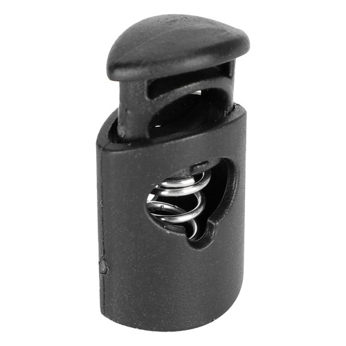 Lot 40 Serrures Plastique à Ressort Noir 4mm - Uxcell, Pour Câbles, Cordons
