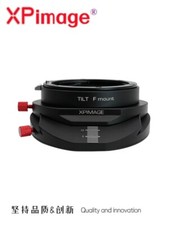 XPimage Metal Tilt Lens Mount Adapter for Nikon F Lens to C mount Camera