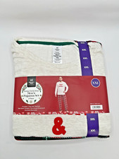 Member's Mark Men's Holiday Family Sleep Long Sleeve  Pant Pajama Set XXL NWT
