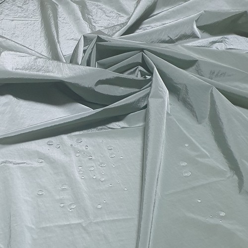 Metallic Iridescent DWR Waterproof 30d Ripstop Fabric Outdoor Jacket Jumper 52"W - Picture 206 of 783