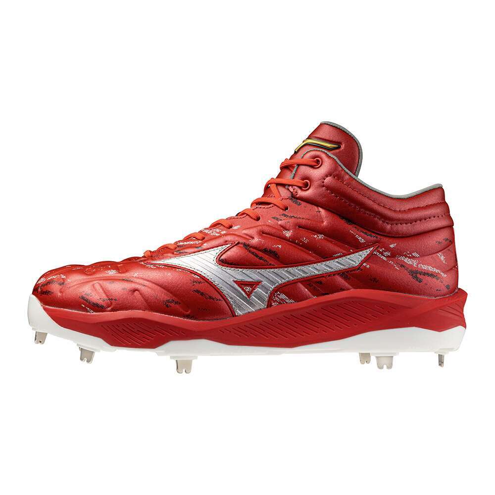 MIZUNO Cushion Revo Pro MID 11GM2435 61 Red Silver Width 2E
