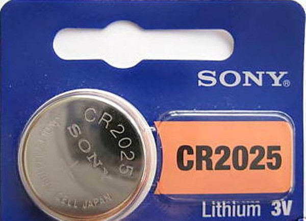 Pila SONY Lítio ★ CR2025 ★ 3 voltios /  1 SONY Lithium Battery CR2025
