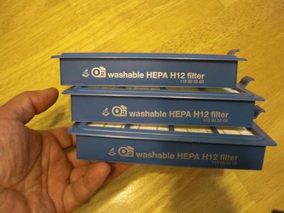 3 NEW WASHABLE oxygen Electrolux EL012W O2 HEPA H12 Filter filters EL7062A