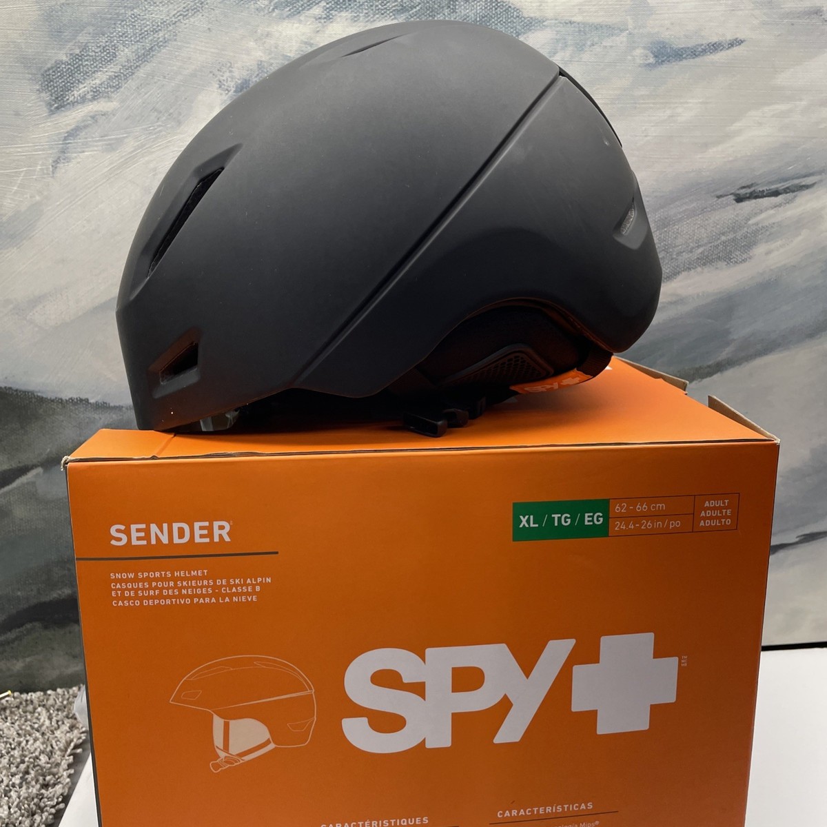 スケートボード SENDER snow sports Helmet Spy Sender Snow Helmet with MIPS Safety System - Black - All