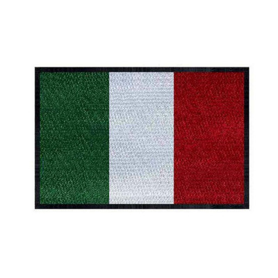 ITALY FLAG IRON ON PATCH 3'' Embroidered Applique Italian Pride National Emblem