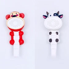 Cute Cartoon Kid Shower Head With Suction Cup Shower Bracket Bath Baby Sprayer