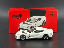 BBR Models Ferrari 812 Competizone Bianco Avus White 1/64