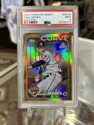 2024 Topps Pro Debut Paul Skenes Rookie RC Rare Gold Foil SSP /50 PSA 9 Mint!!!