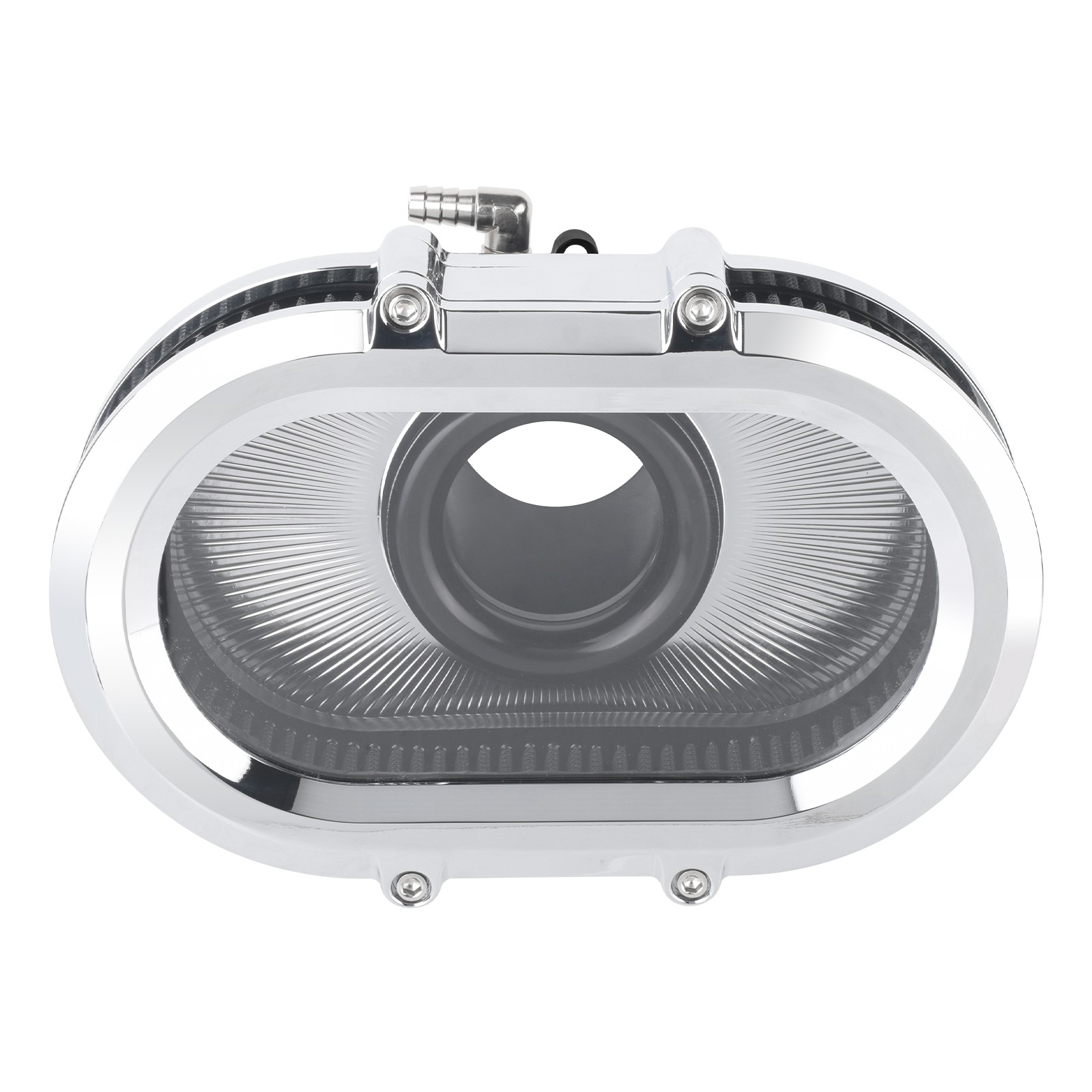 Chrome Transparent Air Cleaner Filter For Harley 24-2025 Touring Road King Glide