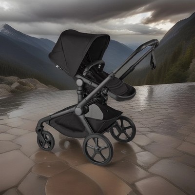 Bugaboo Kangaroo - Single to Double Full-Size Stroller - Midnight Black