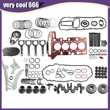 Engine Rebuild Piston Gasket Kits N20B20 Crankshaft Con Rods For BMW 328i 2.0L