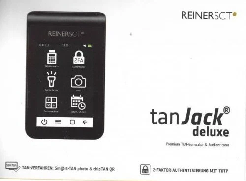 PURE SCT TanJack Deluxe - Premium TAN Generator & Authenticator - Black - Ne