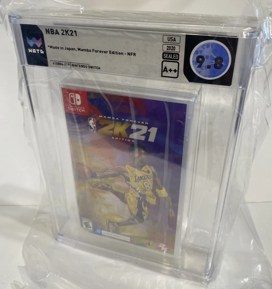 NBA 2K21 Kobe Mamba Forever Brand New WATA 9.8 A++ Factory Sealed Nintendo USA - Image 2 of 4