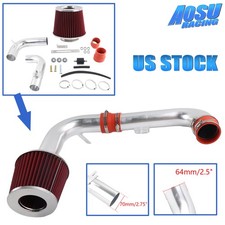 Red For 2011-15 Chevy Cruze 1.4l Dohc Turbo Cold Air Intake System Kit Filter