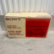 Vintage Sony CFS-500 Boombox Original Empty B...