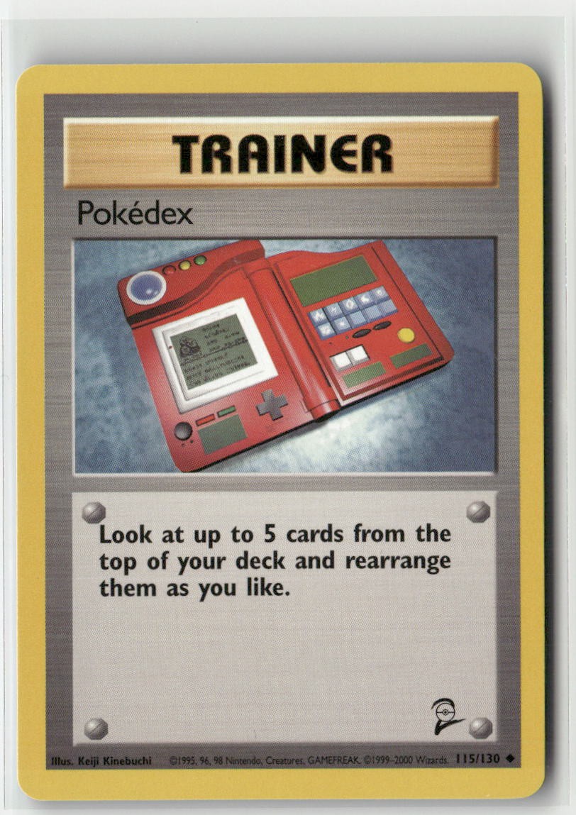 Pokedex 115/130 UC Base Set 2 NM Pokemon