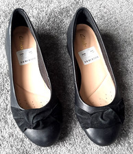 Image of Clarks new Leather shoes upper slip on Shoes UK Size 4 D EUR 37 NEW
