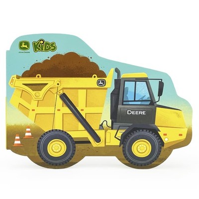 John Deere How Dump Trucks Work - Children's Shaped Board Book for Little Co...